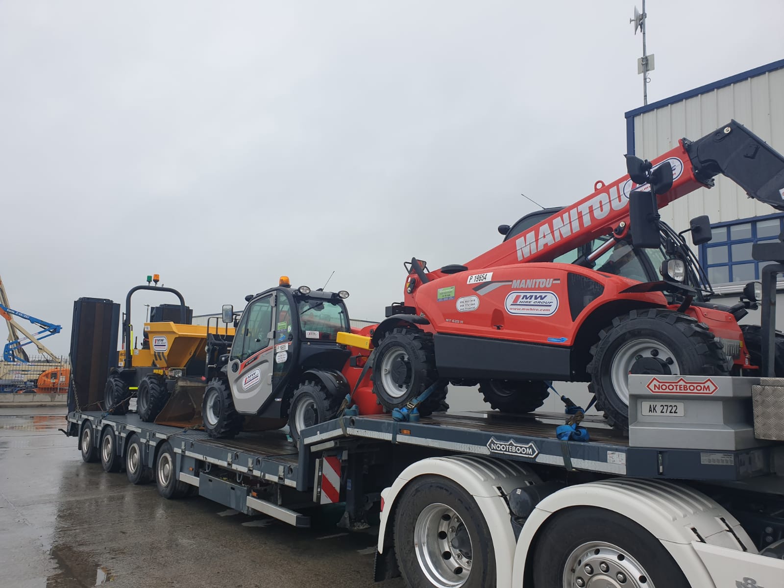 More new gear heading away on rental jobs